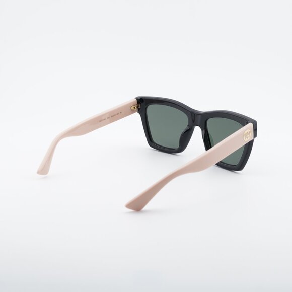 Gucci GG1714S 006 Sunglasses Black/Pink Square Frame, Grey Lenses main image 8
